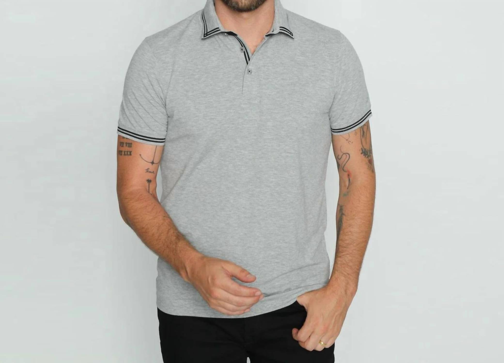 Eight X - Slim Fit Polo With Trim