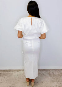 Adrienne - Margot Taffeta Midi Skirt