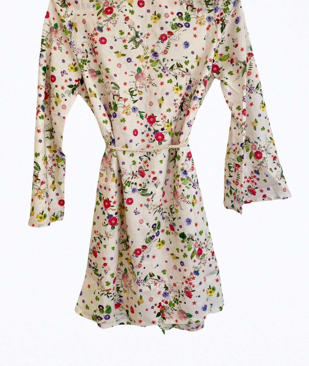 MARIANNE FLORAL ORGANIC COTTON KIMONO