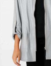 Angel Apparel - Roll Sleeve Zip Jacket