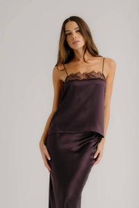 Sablyn - Haya Lace Trim Square Neck Cami