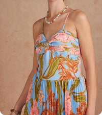 Strut & Bolt - Women's Lennyn Floral Pleated Maxi Dress