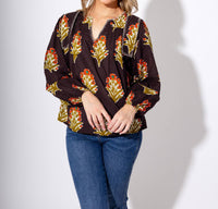Thml - Petal Pop V-Neck Top