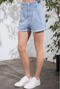 Aaron & Amber - Paperbag Jean Short