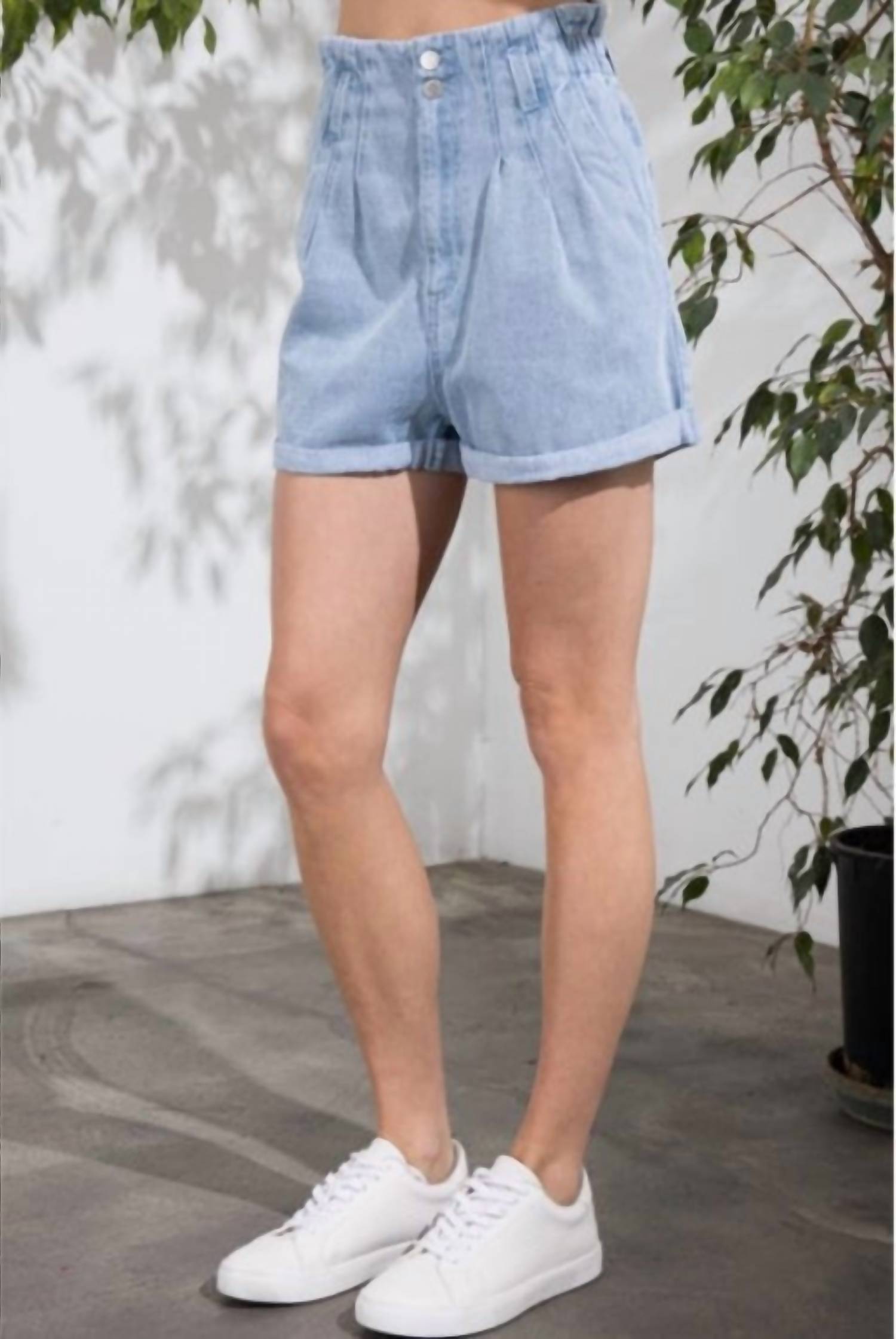 Aaron & Amber - Paperbag Jean Short