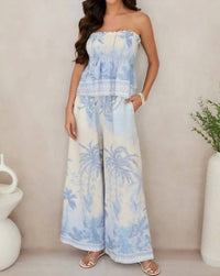 Belle D'Amour - The Linen Luxe Wide Leg Pants