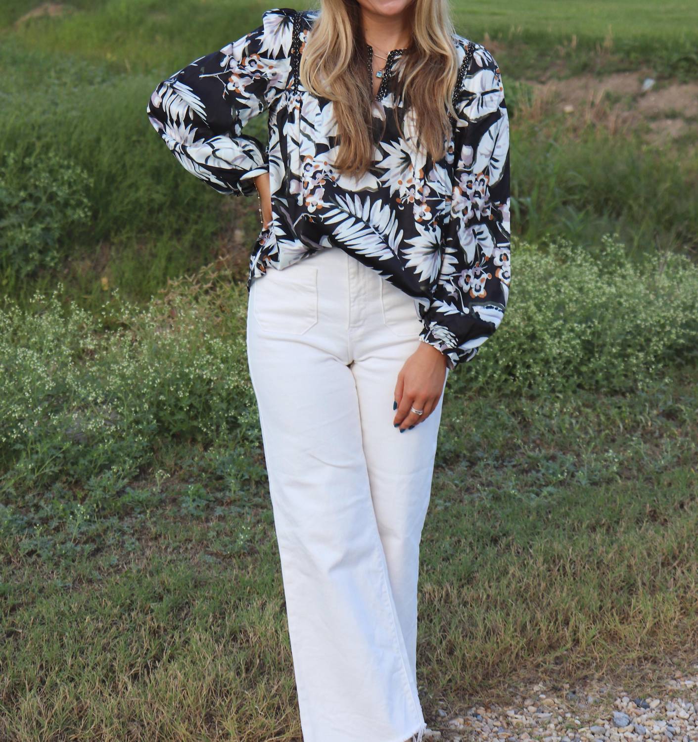 Joy Joy - Casey Floral Top