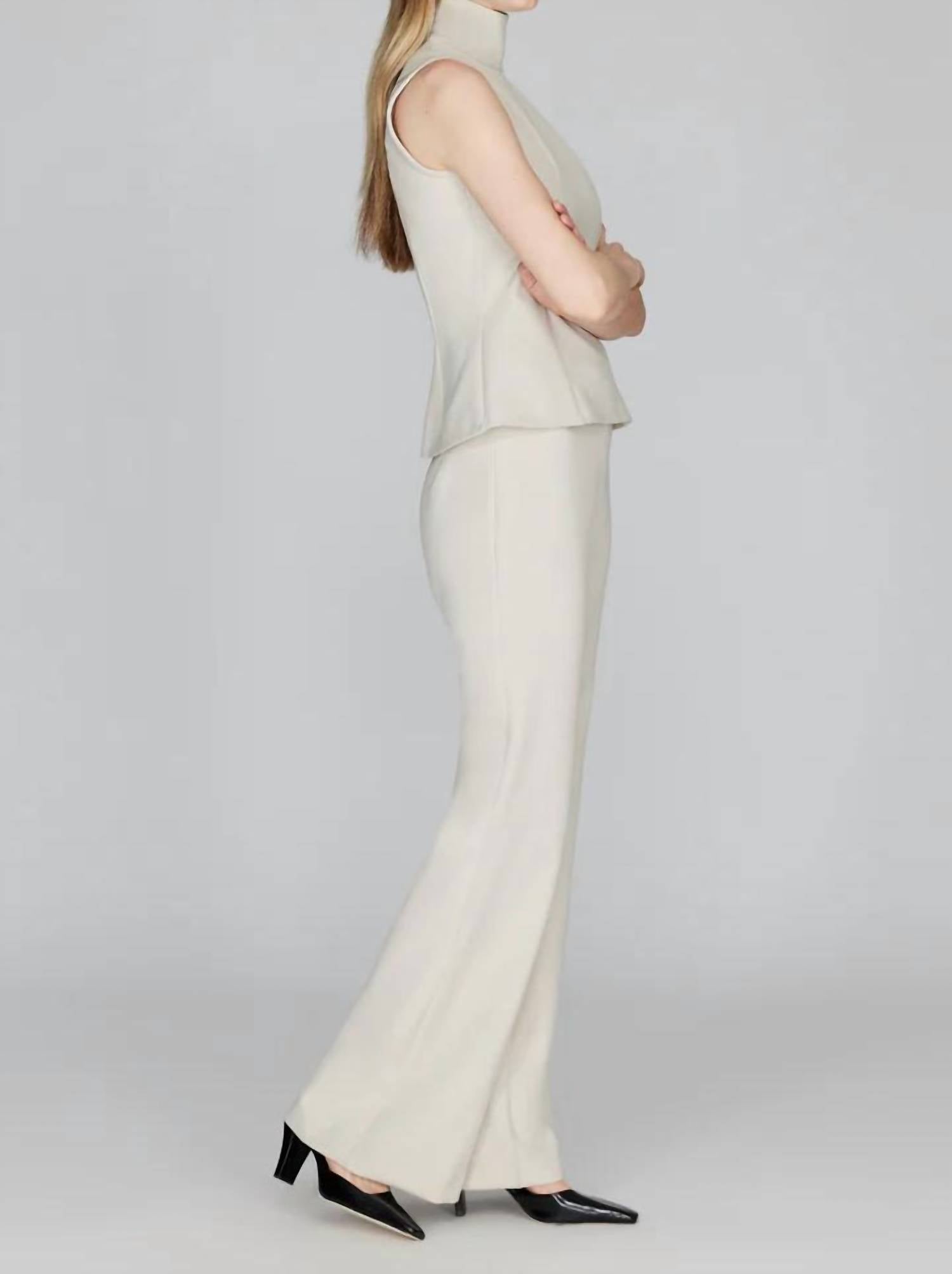 Mi Jong Lee - Back Zip Flare Pant
