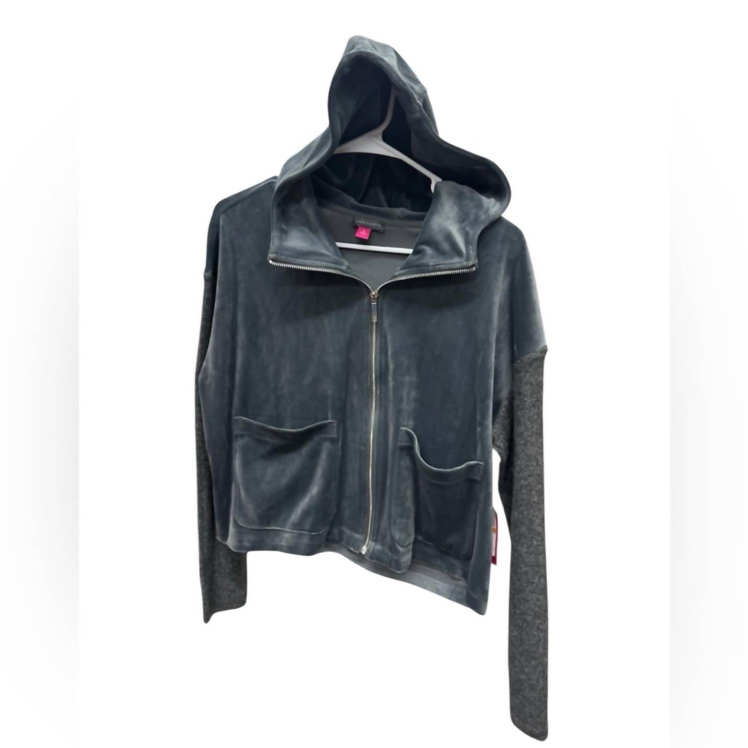 VINCE CAMUTO Zip-up Jacket in gray - women's top - alternate view