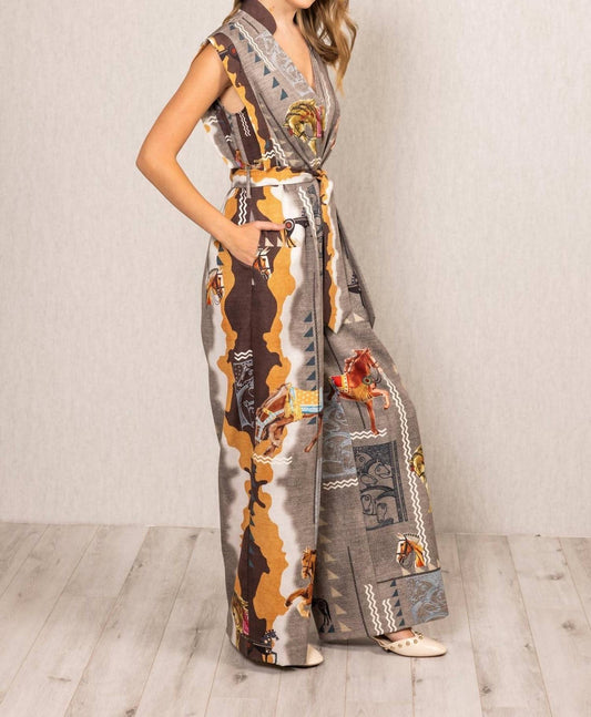 Ranna Gill - Mirage Belted Jumpsuit