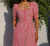 Pink City Prints - Sierra Midi Dress
