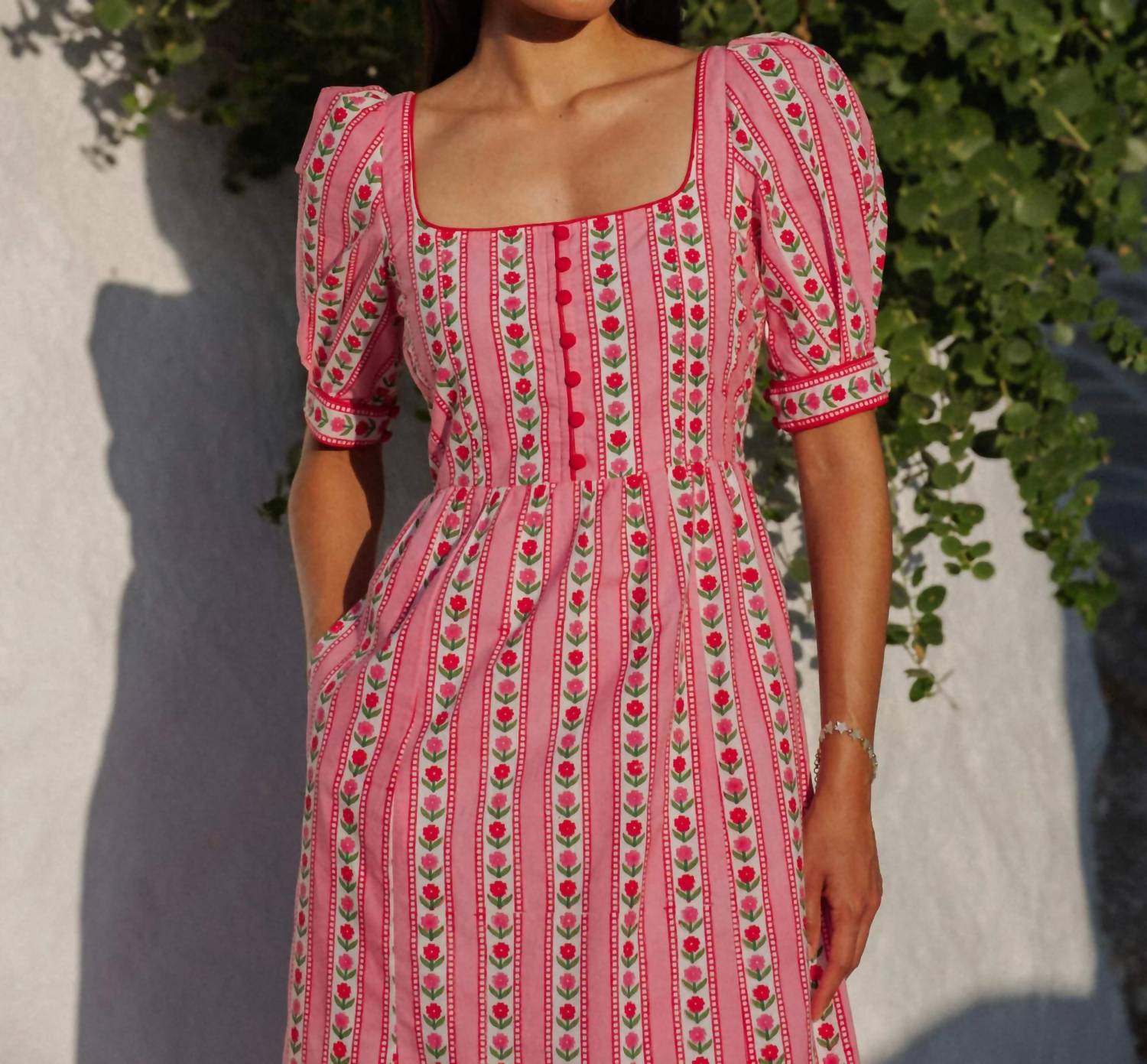 Pink City Prints - Sierra Midi Dress