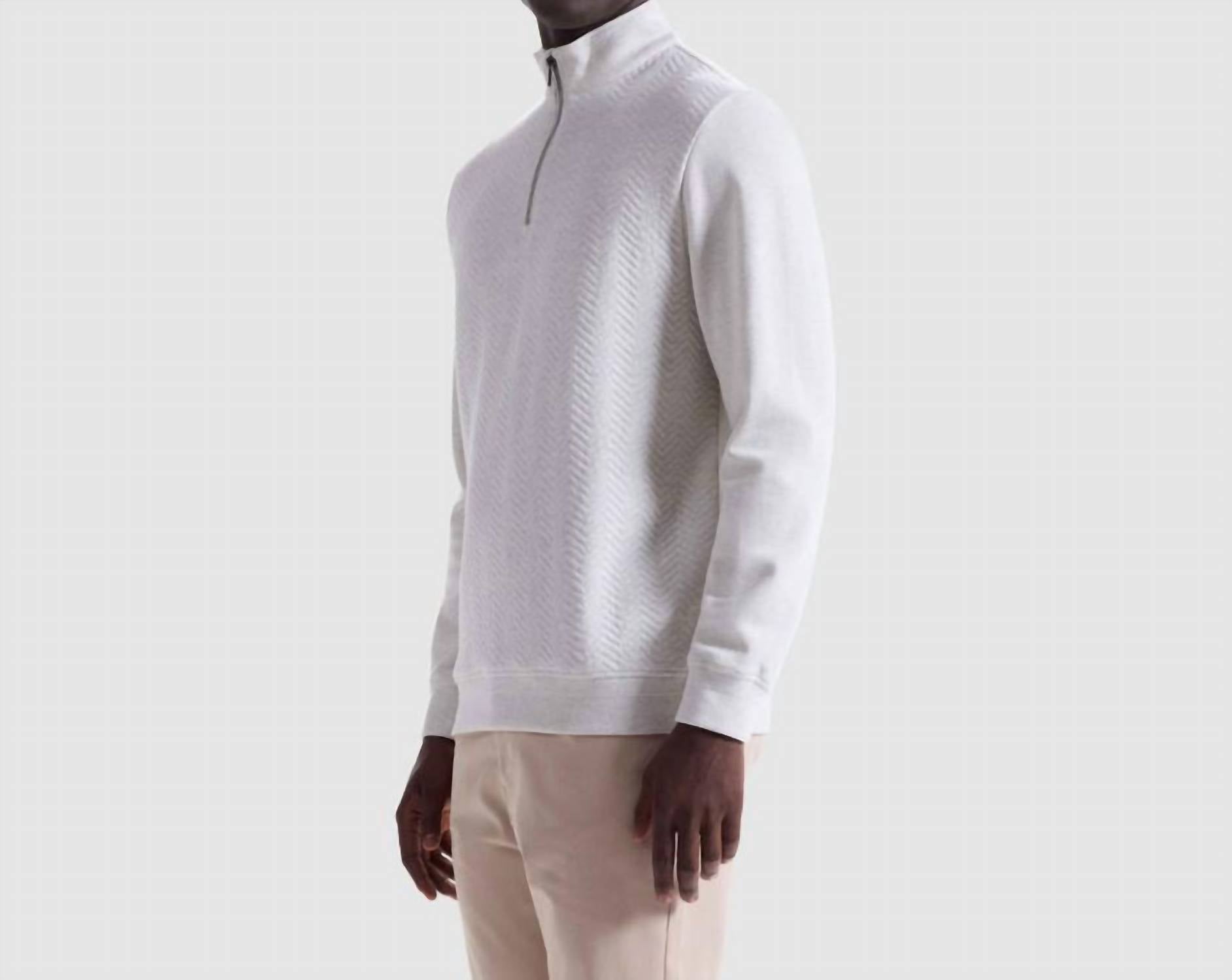 Bugatchi Uomo - Men's Chevron Melange Top
