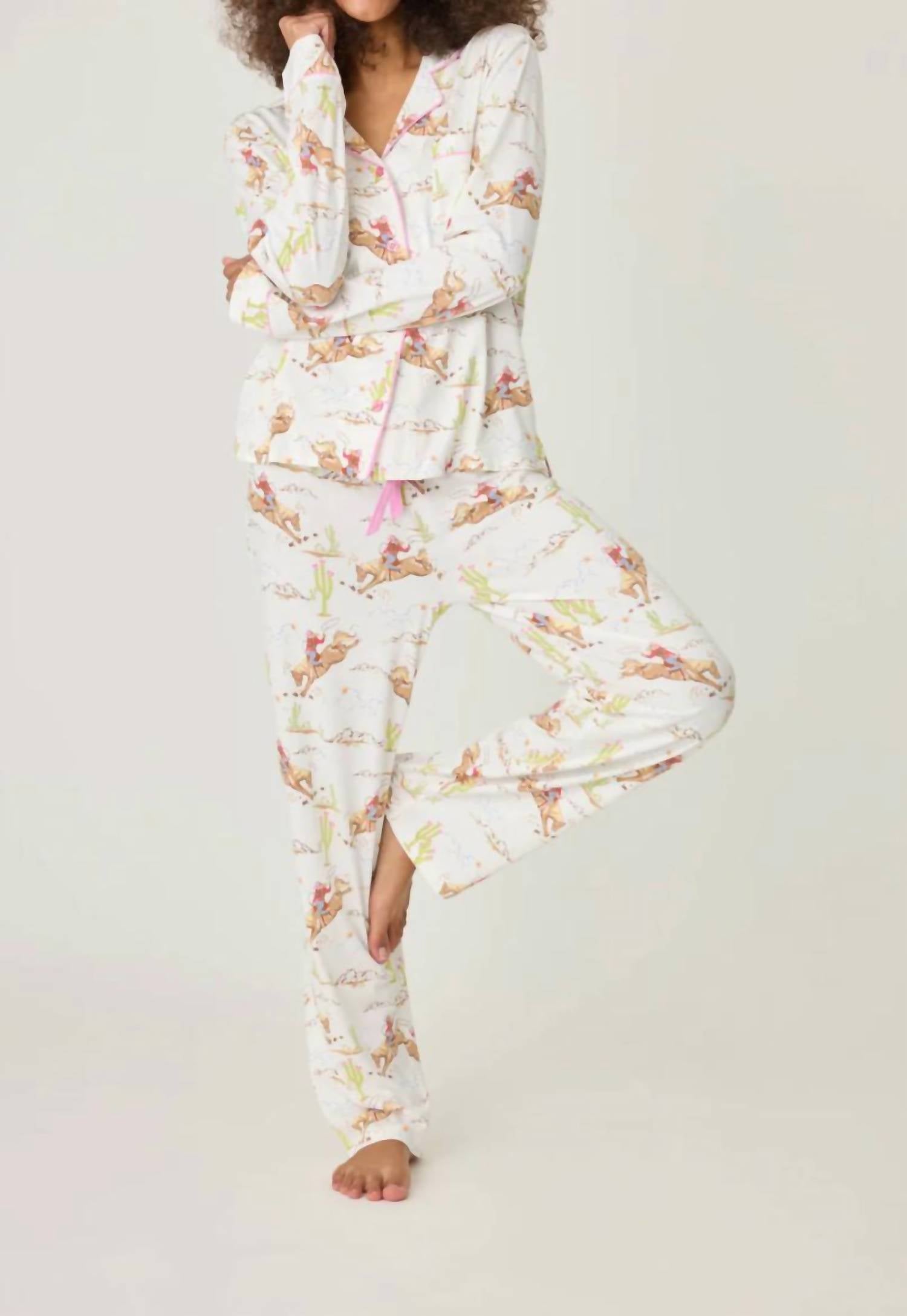 Pj Salvage - Western Print Pajama Pant