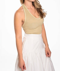 Enza Costa - Silk Rib U Halter Top