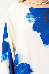 Gigio - Indigo Flower Caftan