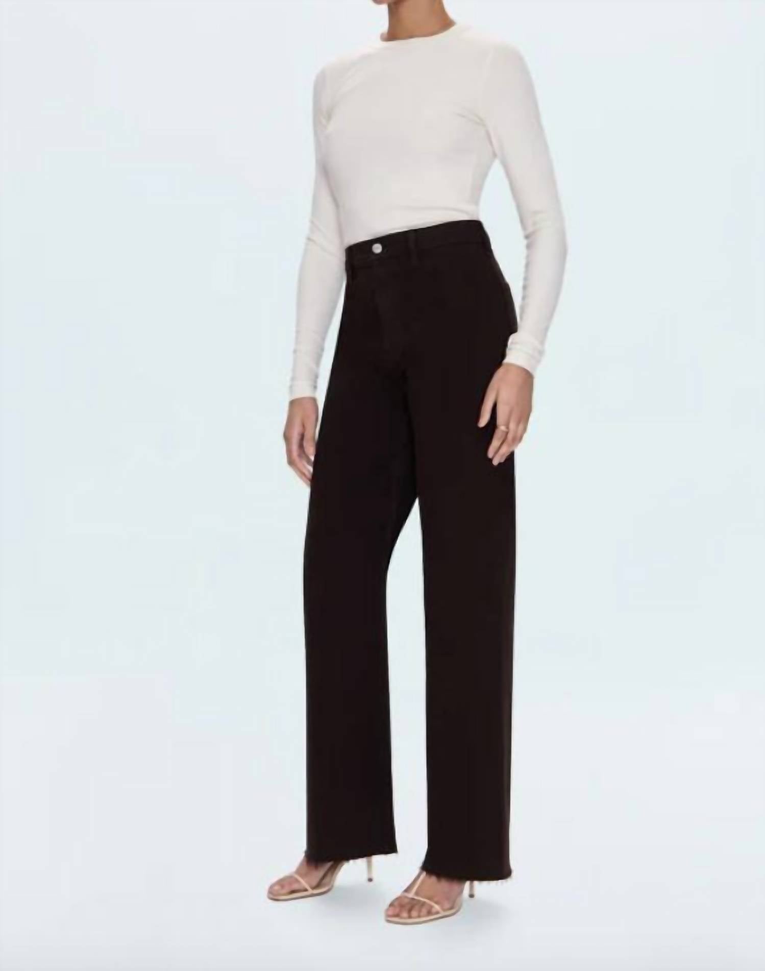 Pistola - Women's Penny High Rise Wide Leg Denim Pants