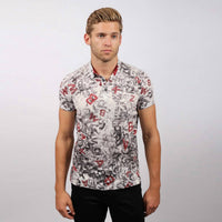 Eight X - Letters Print Polo Shirt