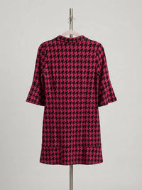Tyler Boe - Women's Retro Johnny Houndstooth Dress