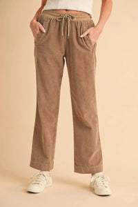 Aemi + Co - Corduroy Drawstring Pants