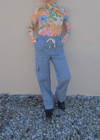 Frnch - Striped Jean Pants
