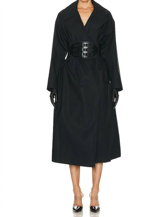 Alaia - BELTED TRENCH COAT