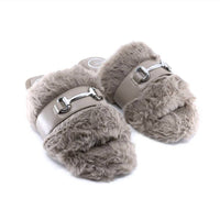 Solei Sea - Women's Hanni Belted Fur Clogs