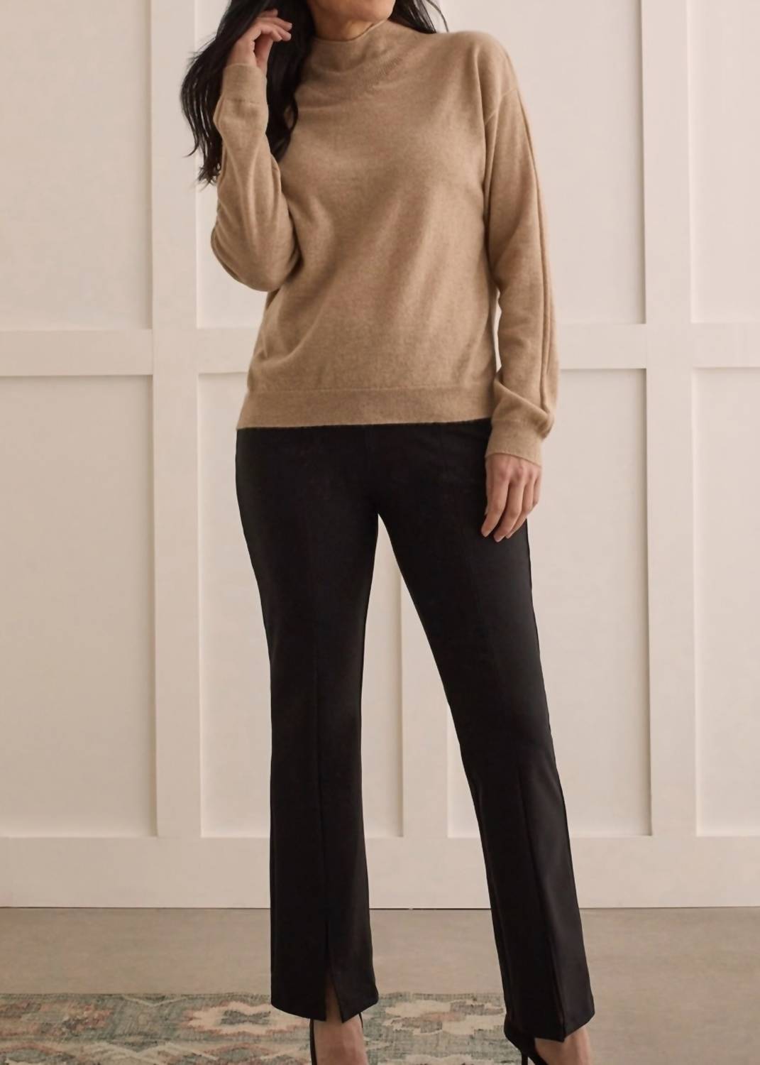 Tribal - Pull On Pant With Front Leg Slit