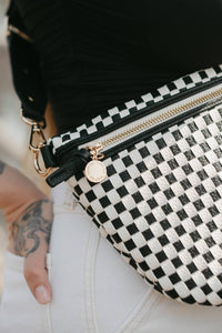 Lumi + Sol - Women's Woven Crossbody Bag
