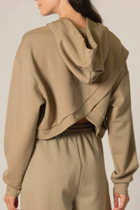 P.Cill - Butter Modal Cropped Hoodie Top