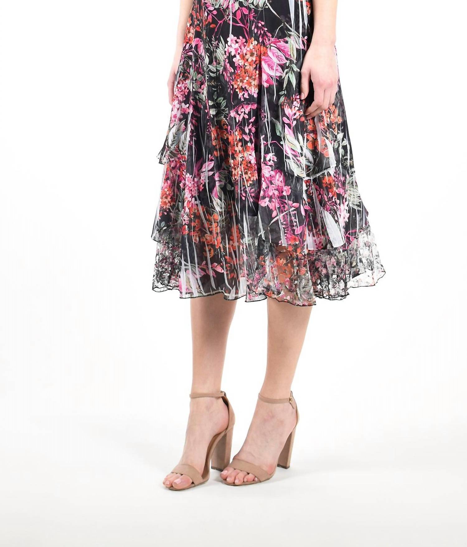 Komarov - Tiered Midi Dress