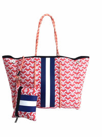 Skysheen - Women's Maze Neoprene Tote Bag