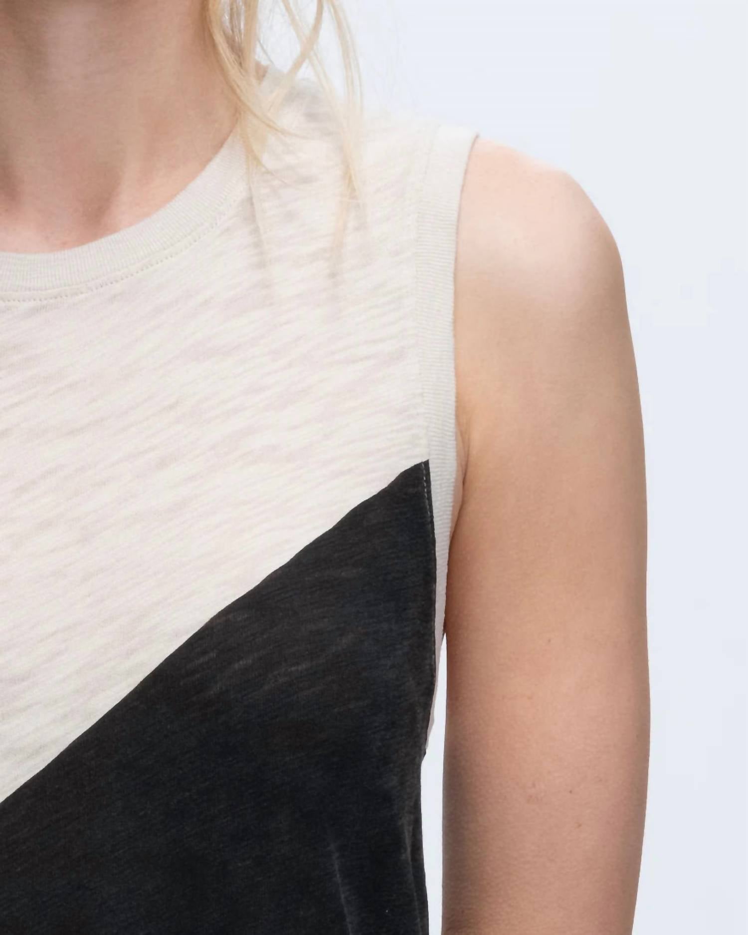 Atm - Slub Jersey Sleeveless A-line Dress
