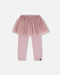 Deux Par Deux - Girl's Leggings Tulle Skirt