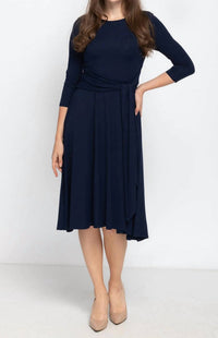 Kmw - Side Tie Midi Dress