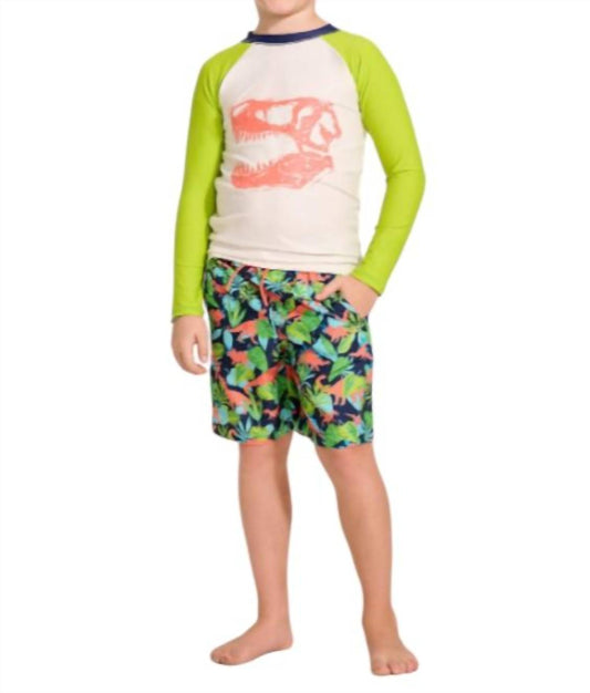 Hatley - Vintage Dino Skull Rashguard