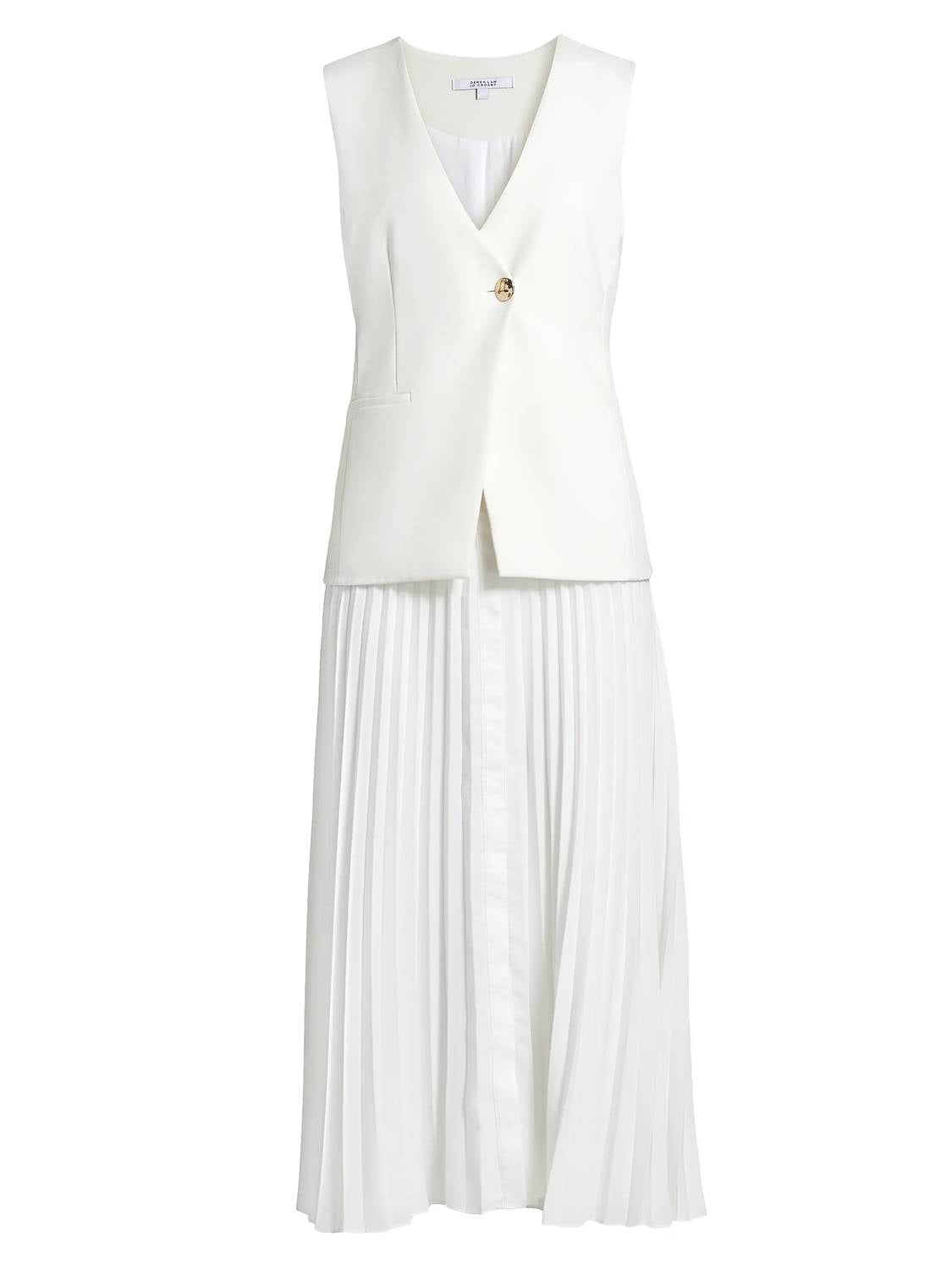 Derek Lam 10 Crosby - Lauren Mixed Media Dress