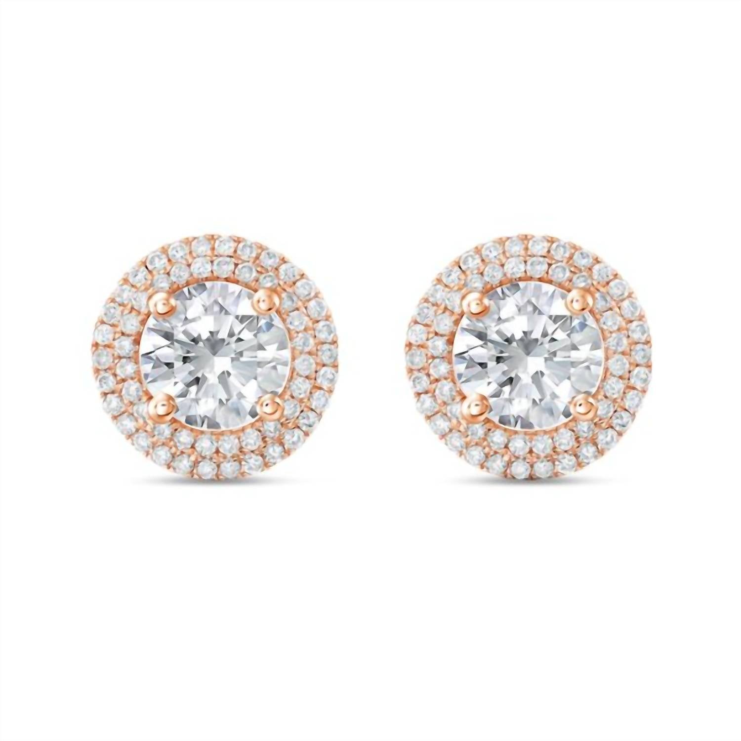 Diana M Jewels - Women's Round Lab-Grown Diamond Stud Earrings (8.00 Ct) - Elegant Plus