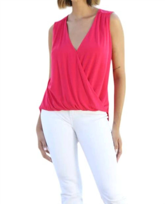 Veronica M - Everyday Cupro Surplice Tank