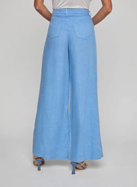 L'Agence - Amara Linen Wide-leg Pant
