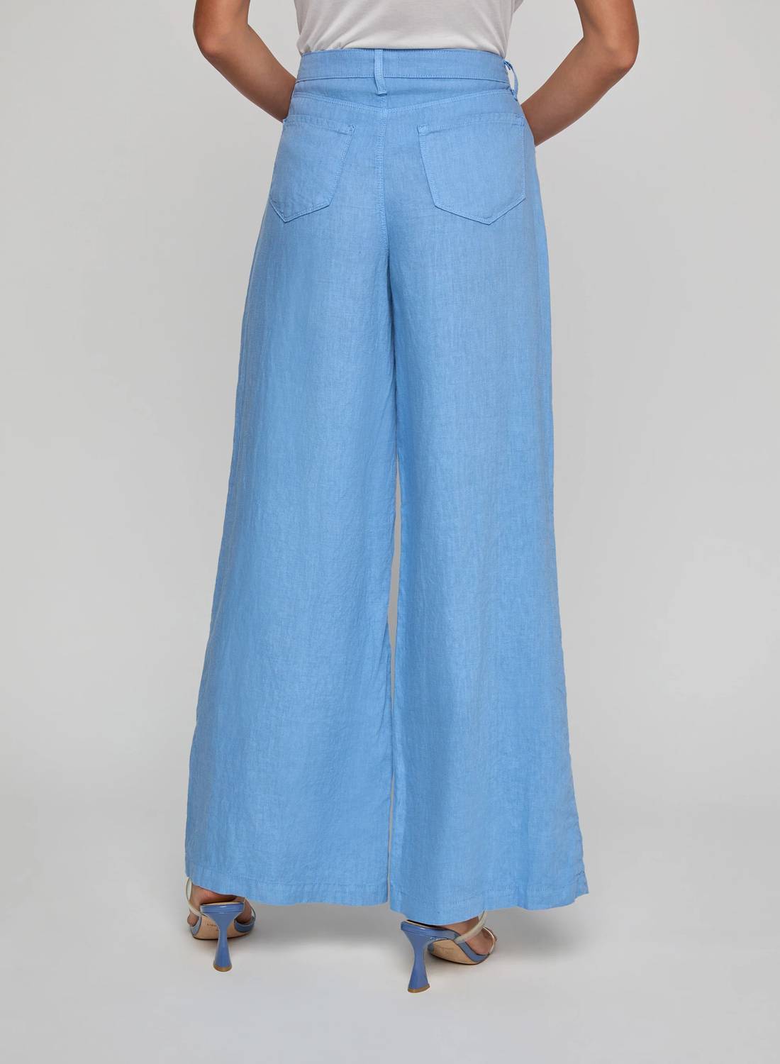 L'Agence - Amara Linen Wide-leg Pant