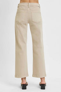 Risen - Serena Tummy Control Mid Rise Ankle Straight Jeans