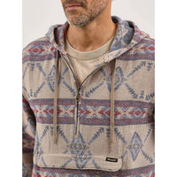 Wrangler - 1/4 Zip Hooded Pullover Jacket