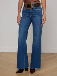 L'Agence - Women's Gage Gwenna Ultra High Rise Wide Leg Flare Jean