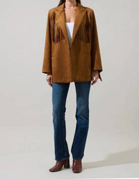 Sugarlips - Rufina Fringe Collared Jacket