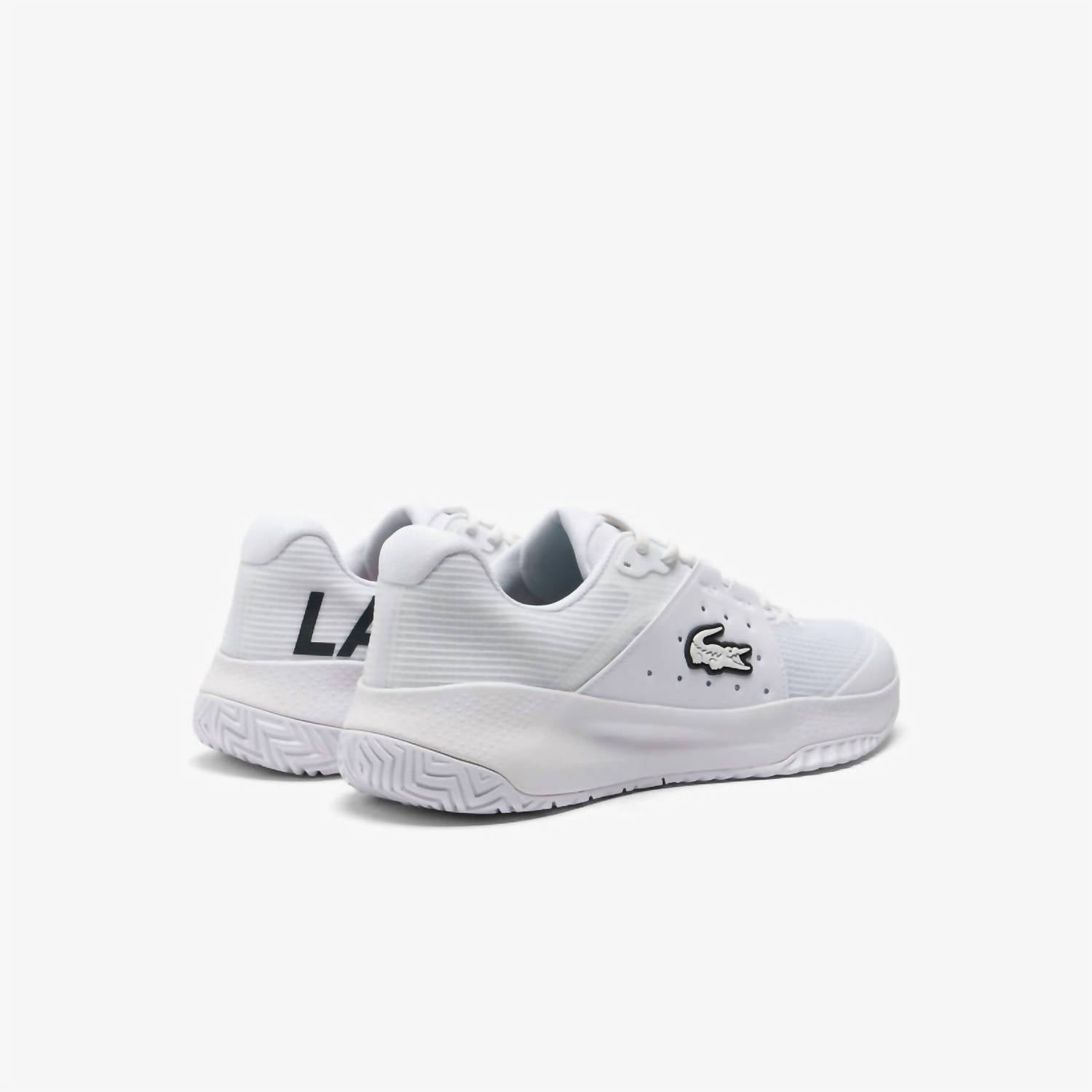 LACOSTE Women's Power Serve Shoe in white - women's sneaker - detail view