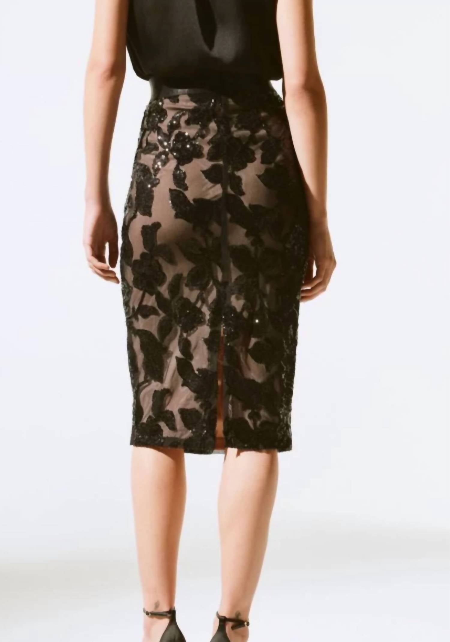 Joseph Ribkoff - Sequins Skirt
