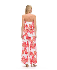 Ariella - Belted Tube Jumpsuit
