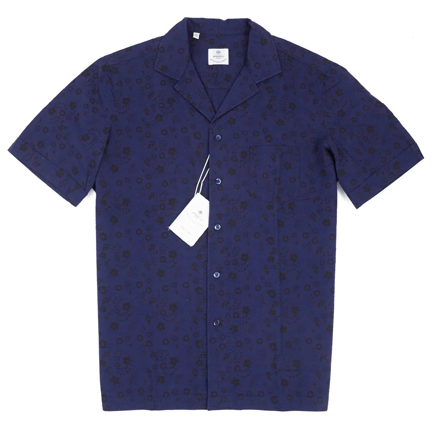 Luigi Borrelli Napoli - Men's Lightweight Floral Cotton Shirt