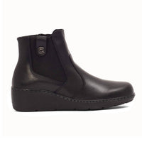 Andrea - Women's Exclusive Leather Wedge Booties